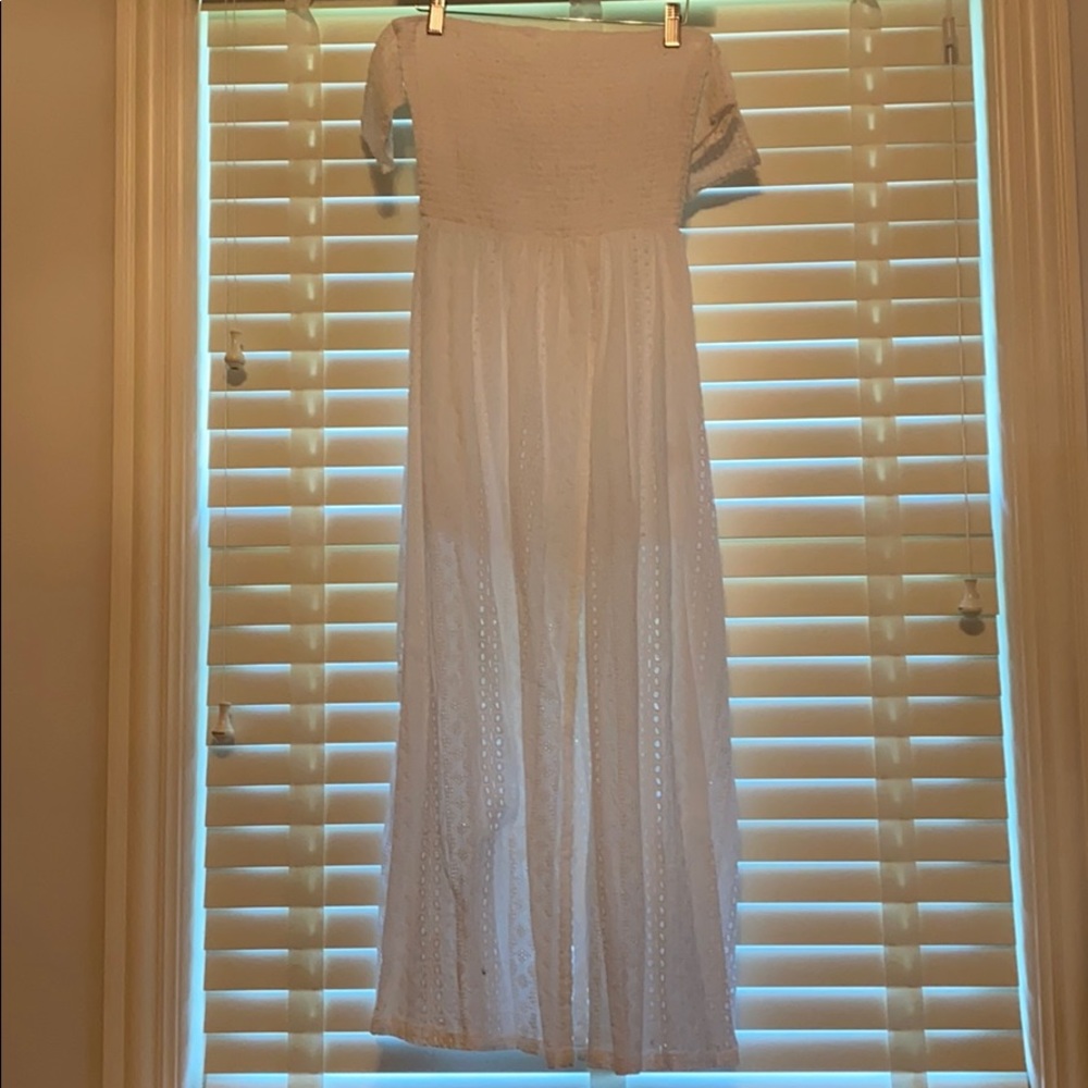 White sun dress